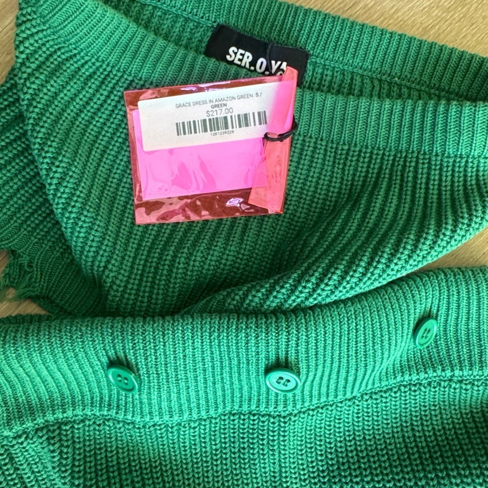 SER.O.YA Green Midi Pencil Skirt Set for Cocktail - Picture 9 of 11